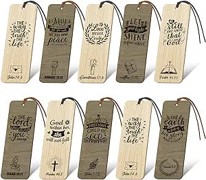 wooden bookmarks; gifts for students from teacher