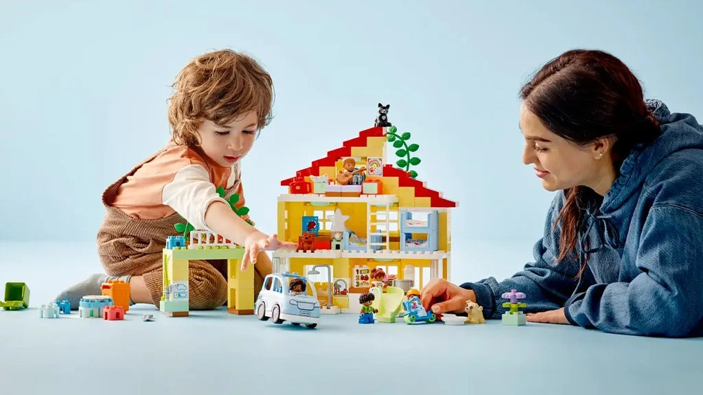 Role-play with your children using LEGO toys