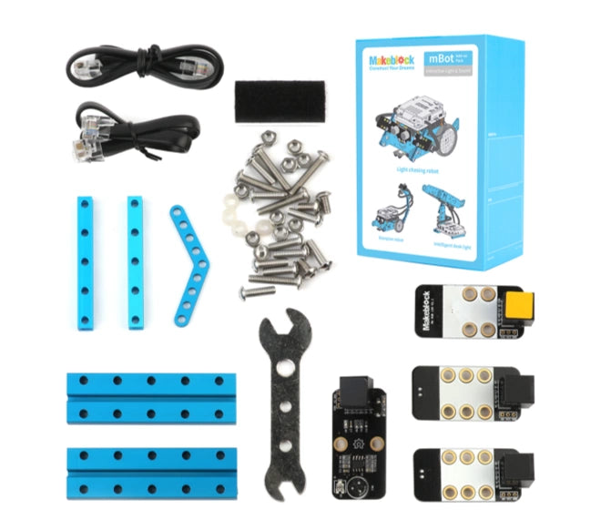 Makeblock mBot Robot Kit with dongle + Servo Pack Robot Add-on Pack