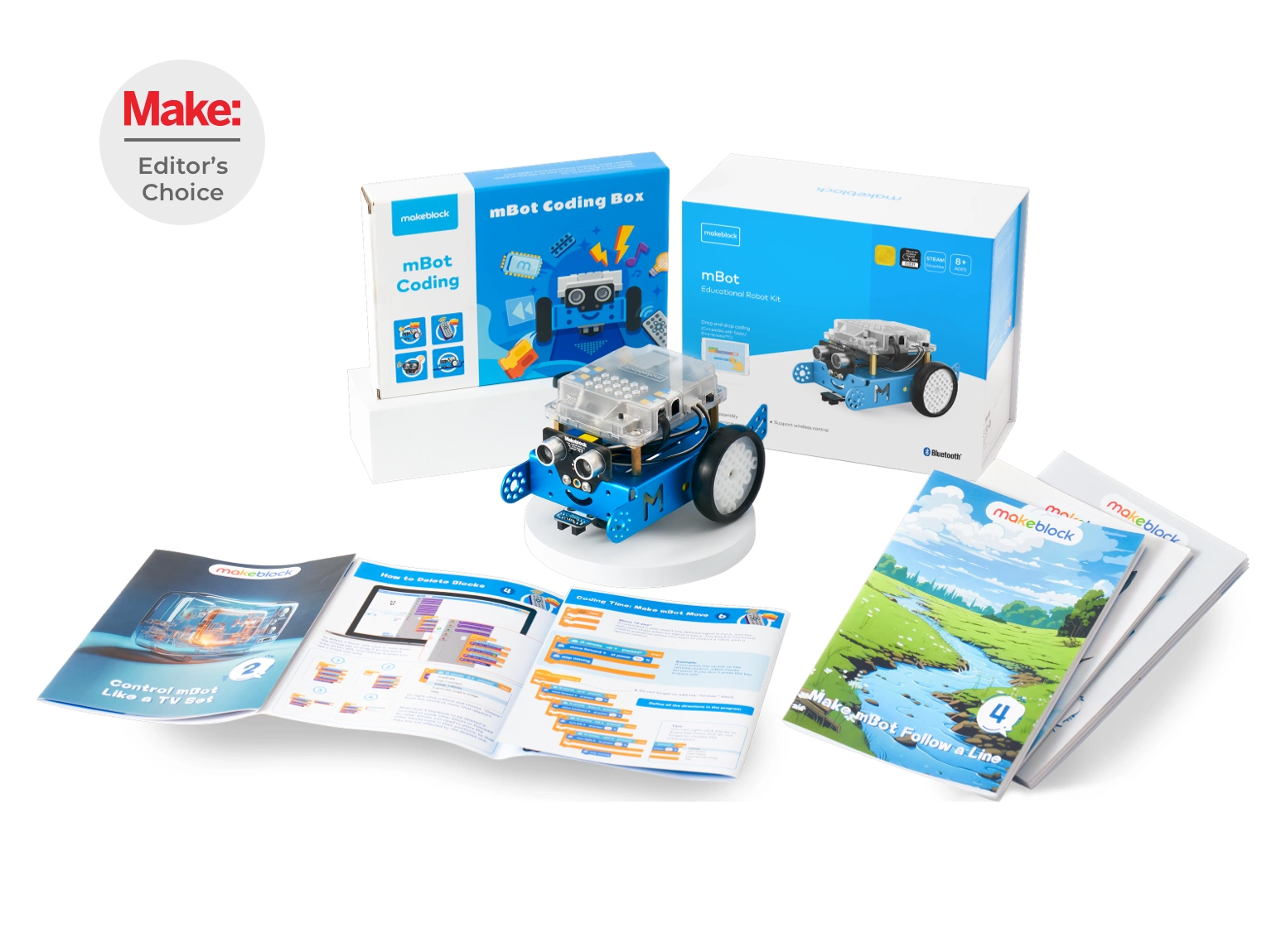 Makeblock mBot Educational Robot Kit STEM E-Commerce Bluetooth for Kids  Ages 8+