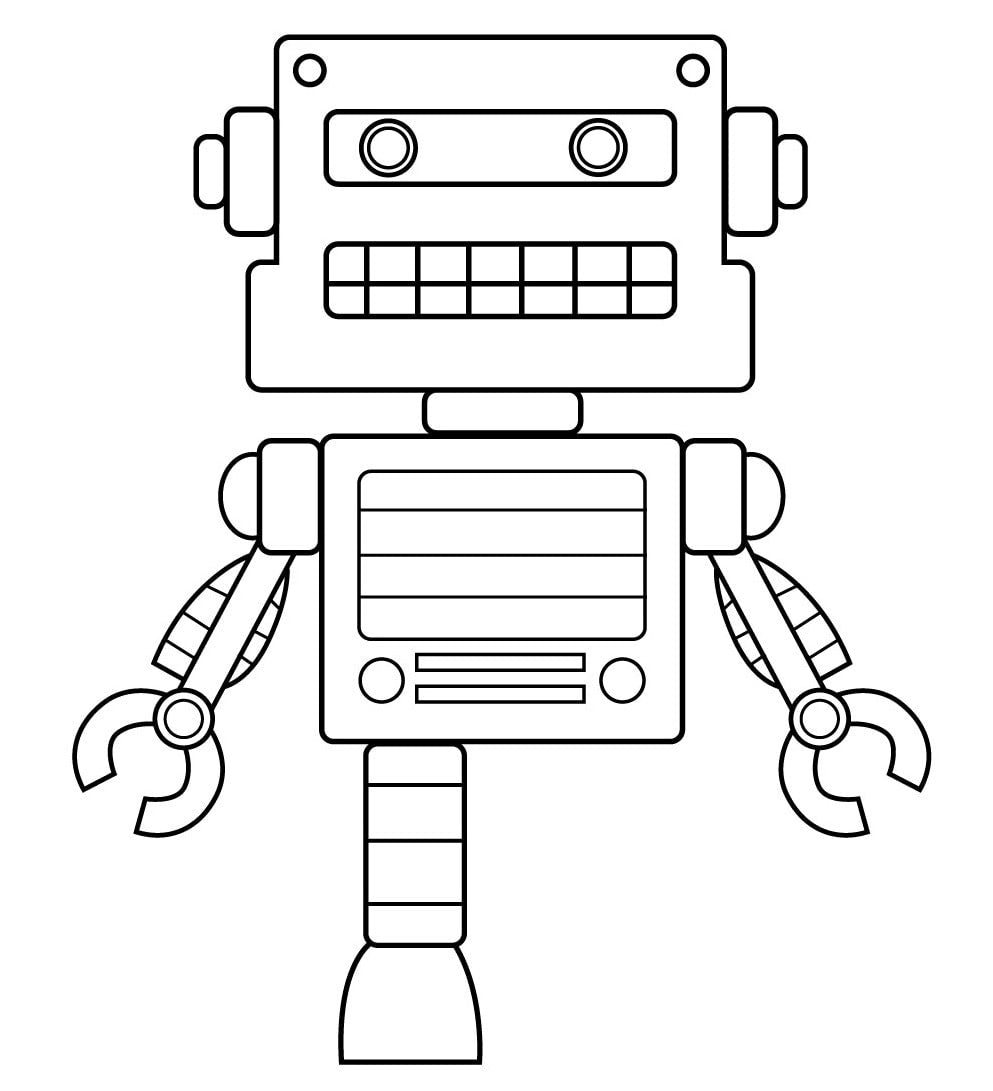 how to draw a cool robot