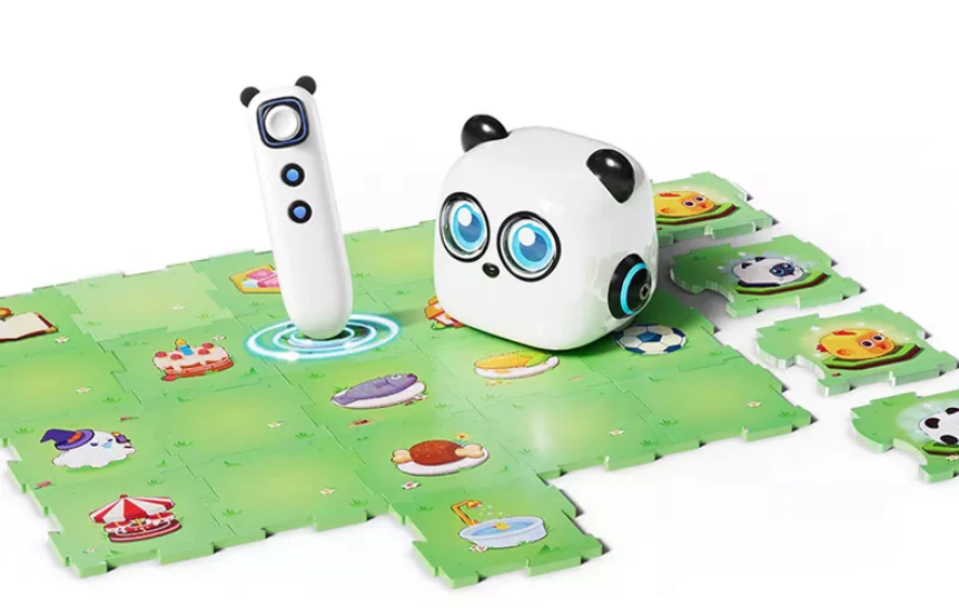 Smart Panda Robot for Preschoolers to Learn Coding, Music, Math, and Language.