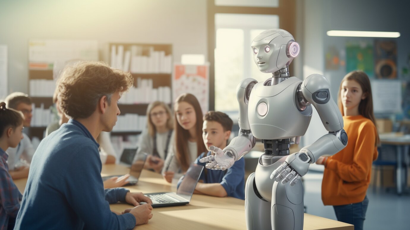 AI robots in classroom; AI in education; robots in educational settings