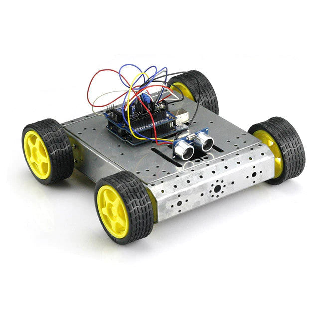 top-10-programmable-robot; SainSmart Mega 2560 4WD Mobile Car Robot Kit