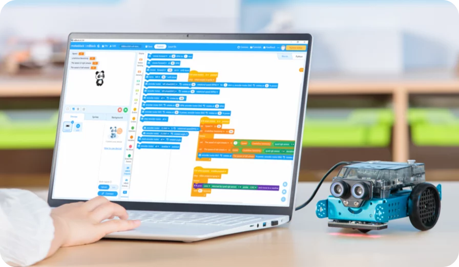 Mbot Robot Kit, STEM Projects for Kids Ages 8-12 Learn to Code with Scratch  Ardu