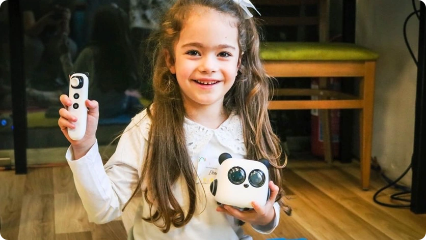 panda robot friend for kids