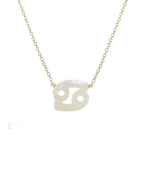 Cancer Zodiac Symbol Necklace