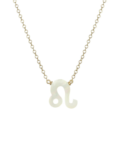 Leo Zodiac Symbol Necklace