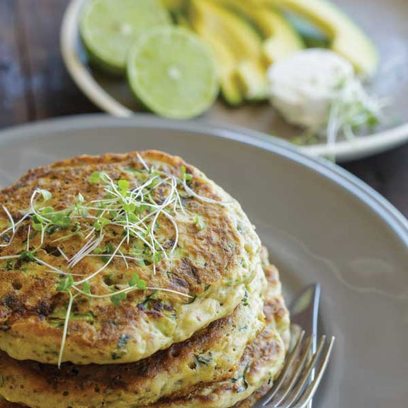 Zucchini, Mint & Quinoa Fritters – RealGoodFoodGroup