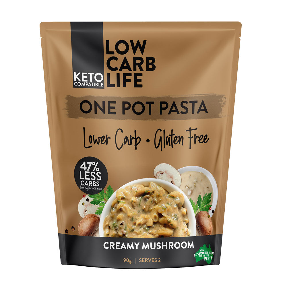 Lower Carb Pasta - Creamy Mushroom – RealGoodFoodGroup