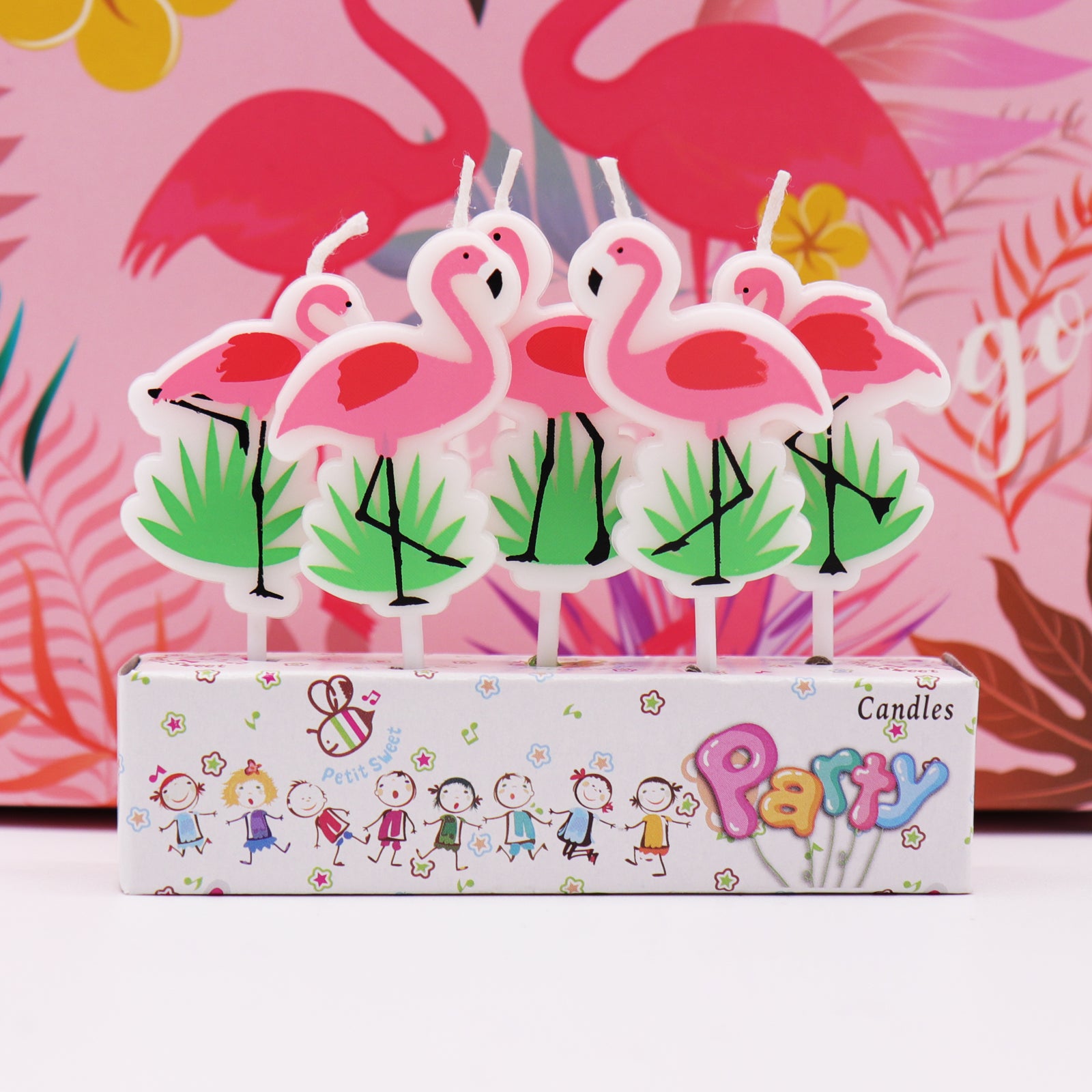 5pcs Dessin Anime Licorne Flamant Rose Bougies Fete D 39 Anniversaire Douche De Bebe Bougies De Gateau De Fete D 39 Enfants Slowmoose