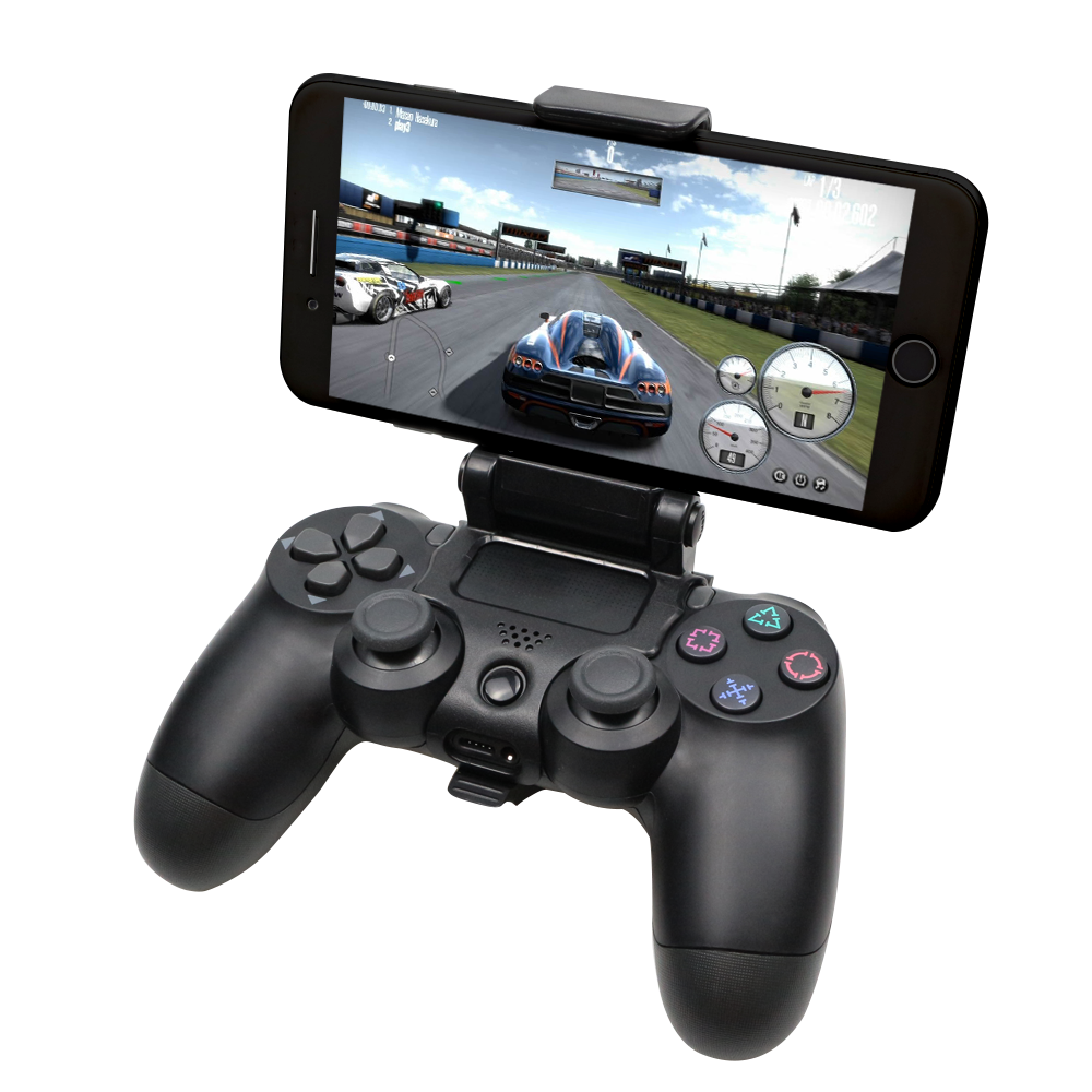 Mobil Mobiltelefonstativ Handtak Pa Ps4 Kontroller Smarttelefon Spillklipsholder Slowmoose