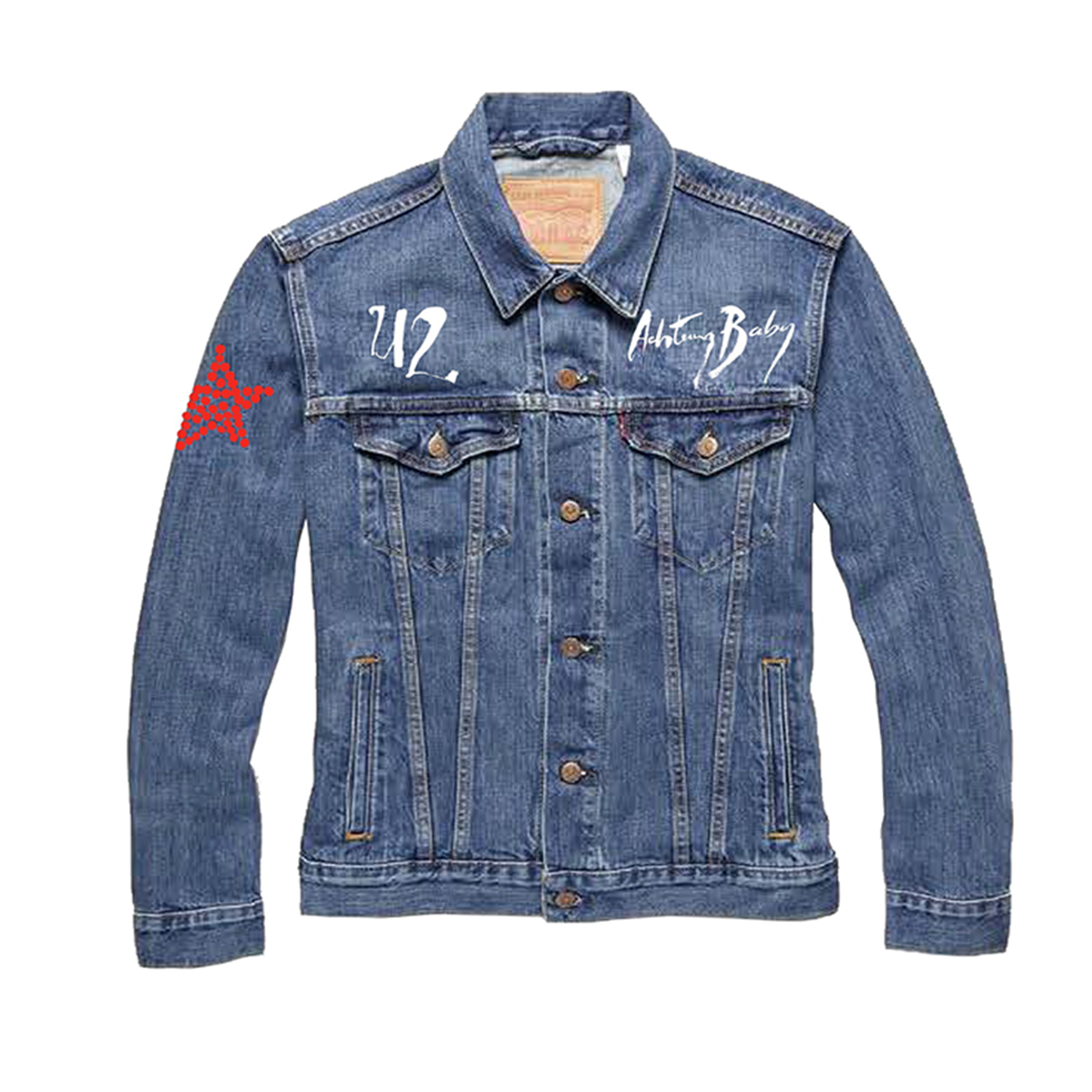 Achtung Baby Levi's Denim Trucker Jacket - U2 UK Shop product image