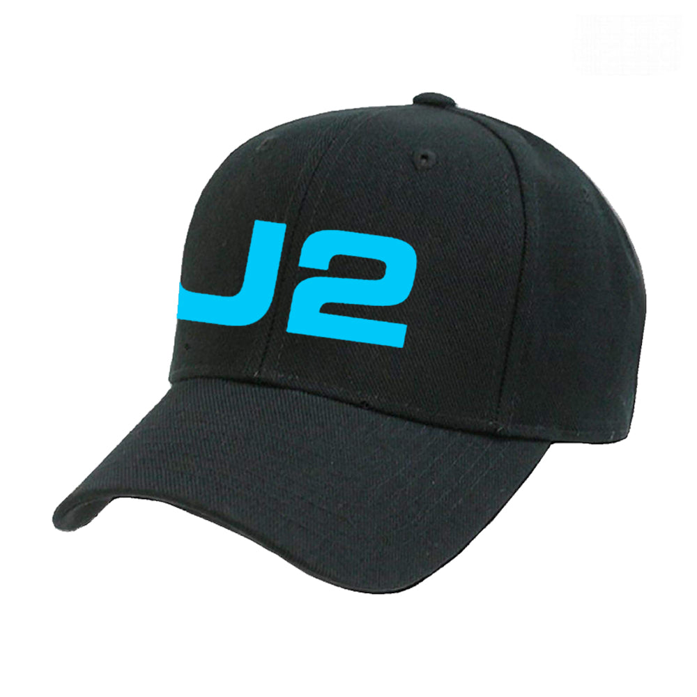 U2 eXPERIENCE + iNNOCENCE Tour Logo Black Baseball Cap - U2 UK Shop product image