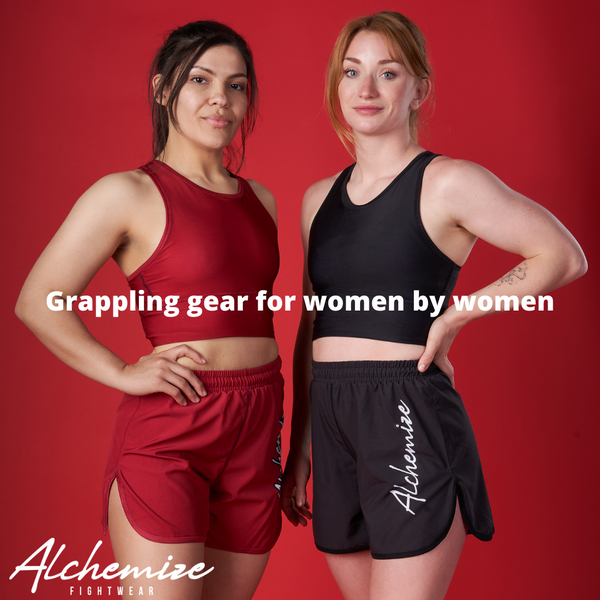 Women's Grappling Shorts and Tops Brazilian Jiu Jitsu Combat Short 