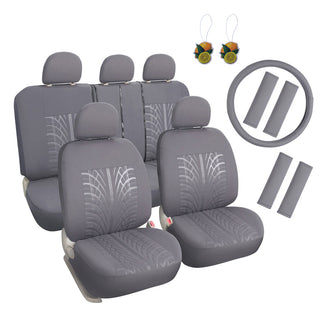 Leader Accessories 2pcs Leather Car Seat Cushions Non-Slip Black Front Seat  Covers Mat Pad for Cars