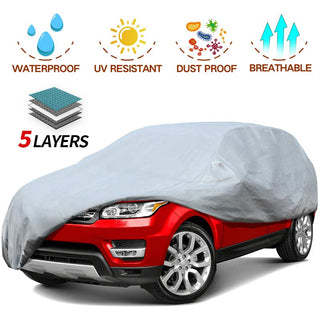 Leader Accessories Basic Guard Sedan Car Cover Breathable Indoor Use and  Limited Outdoor Use Up to 200