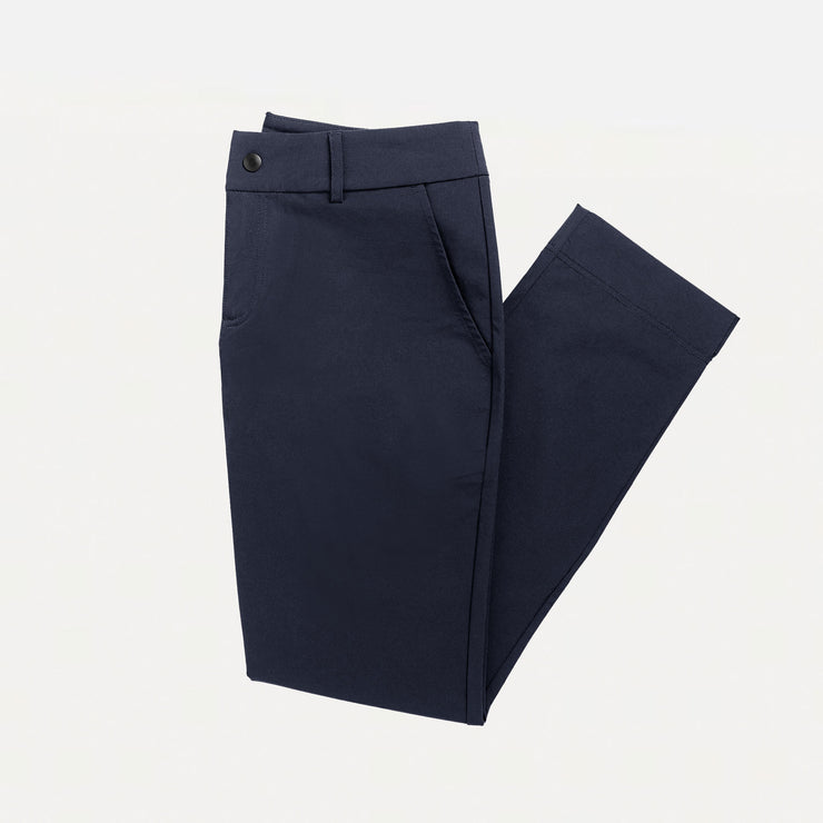 Perfectly Imperfect Peggy Cropped Trouser in Navy