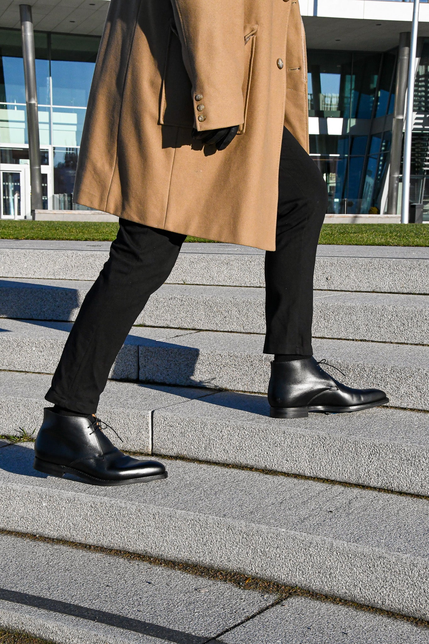 Tetbury Black Wax Calf, Crockett & Jones