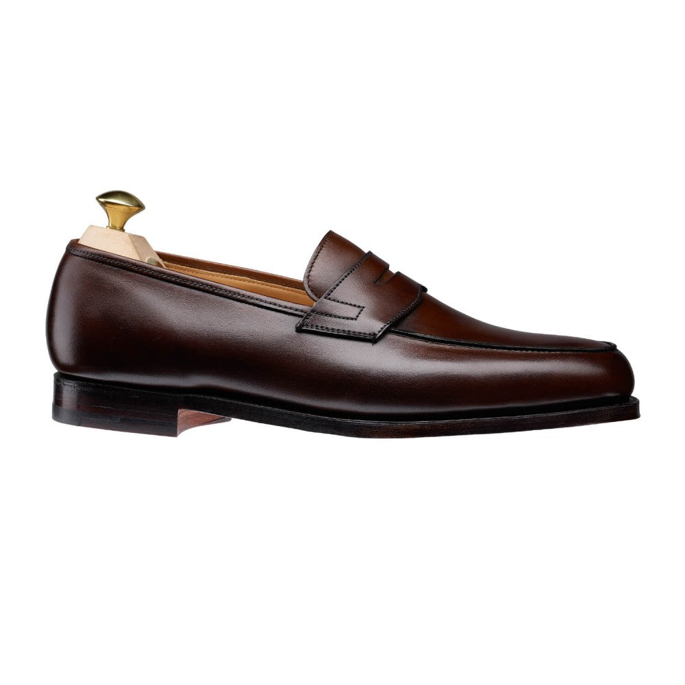 Grantham II Dark Brown Burnished Calf, Crockett & Jones