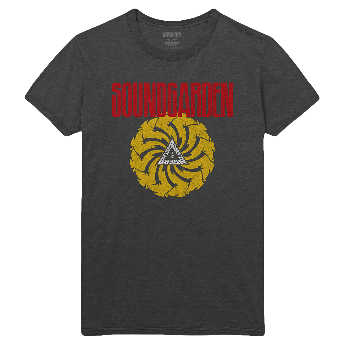 Badmotorfinger Charcoal Heather Unisex Tee - Soundgarden Store product image