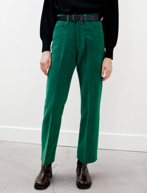 Wool Cotton Moal Pants Green