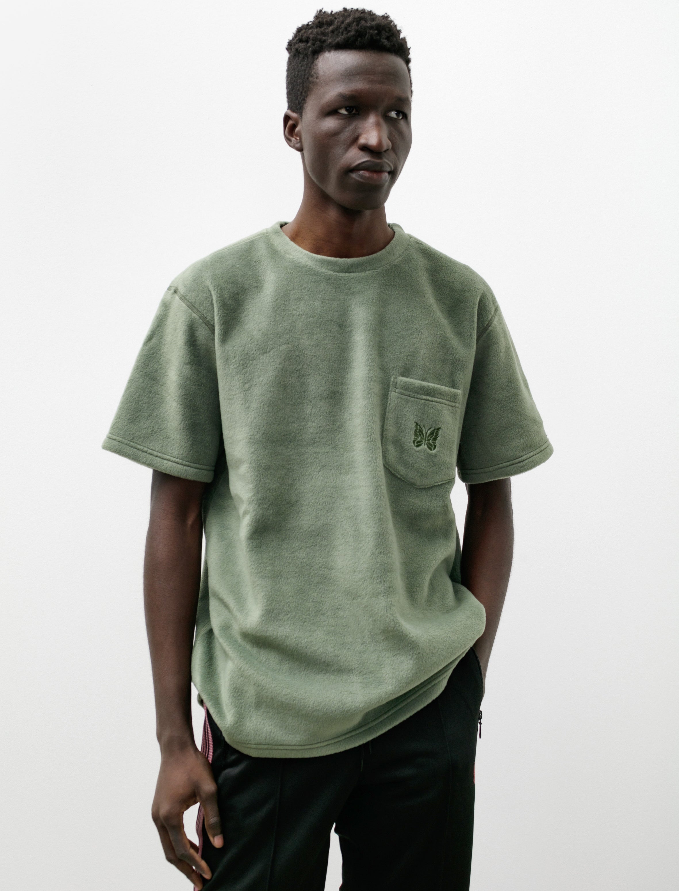 S/S Crewneck T-Shirt Poly Fleece Green