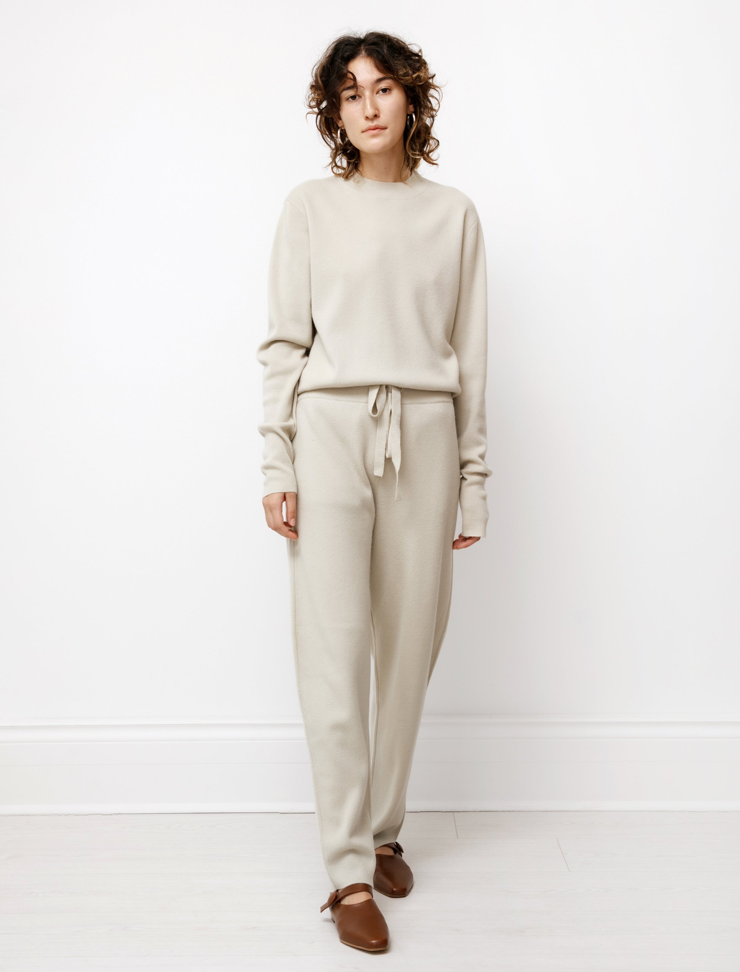 Hable Merino Cashmere Pants Dove