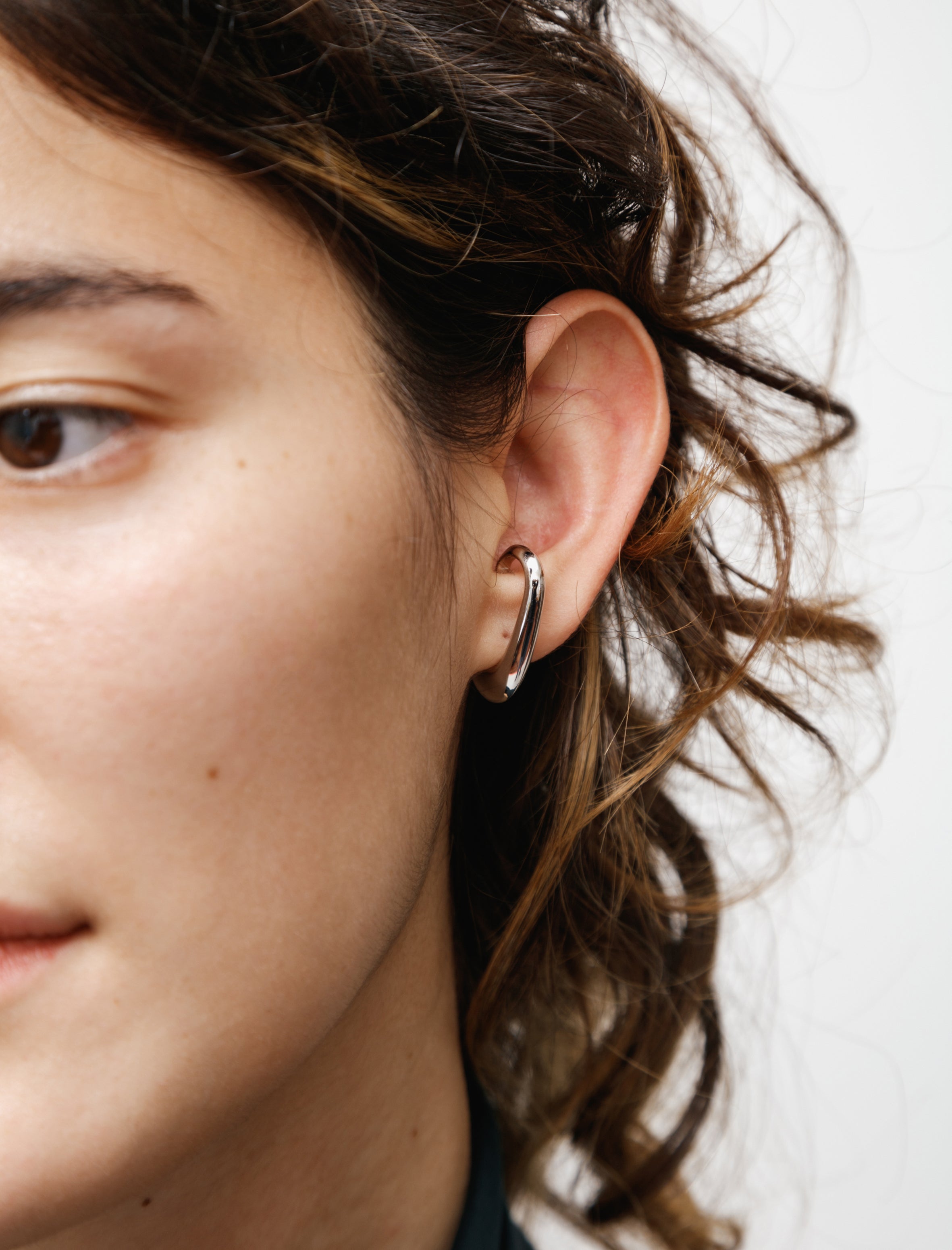LEMAIRE ルメール SMALL DROP EARCUFF SILVER - アクセサリー