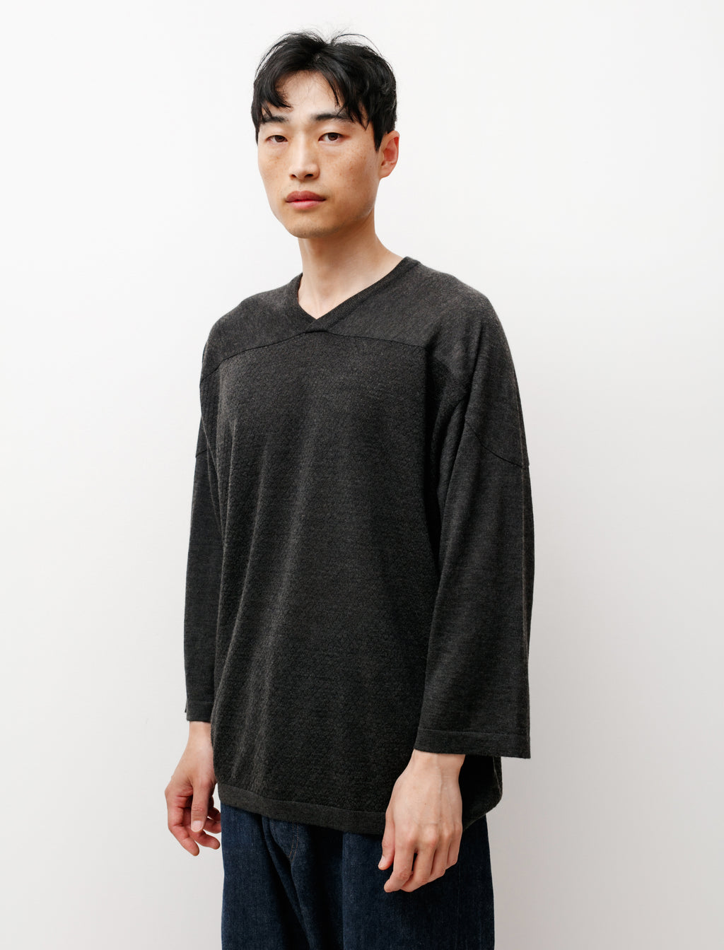 COMOLI CASHMERE MESH KNIT サイズ3 | www.jarussi.com.br