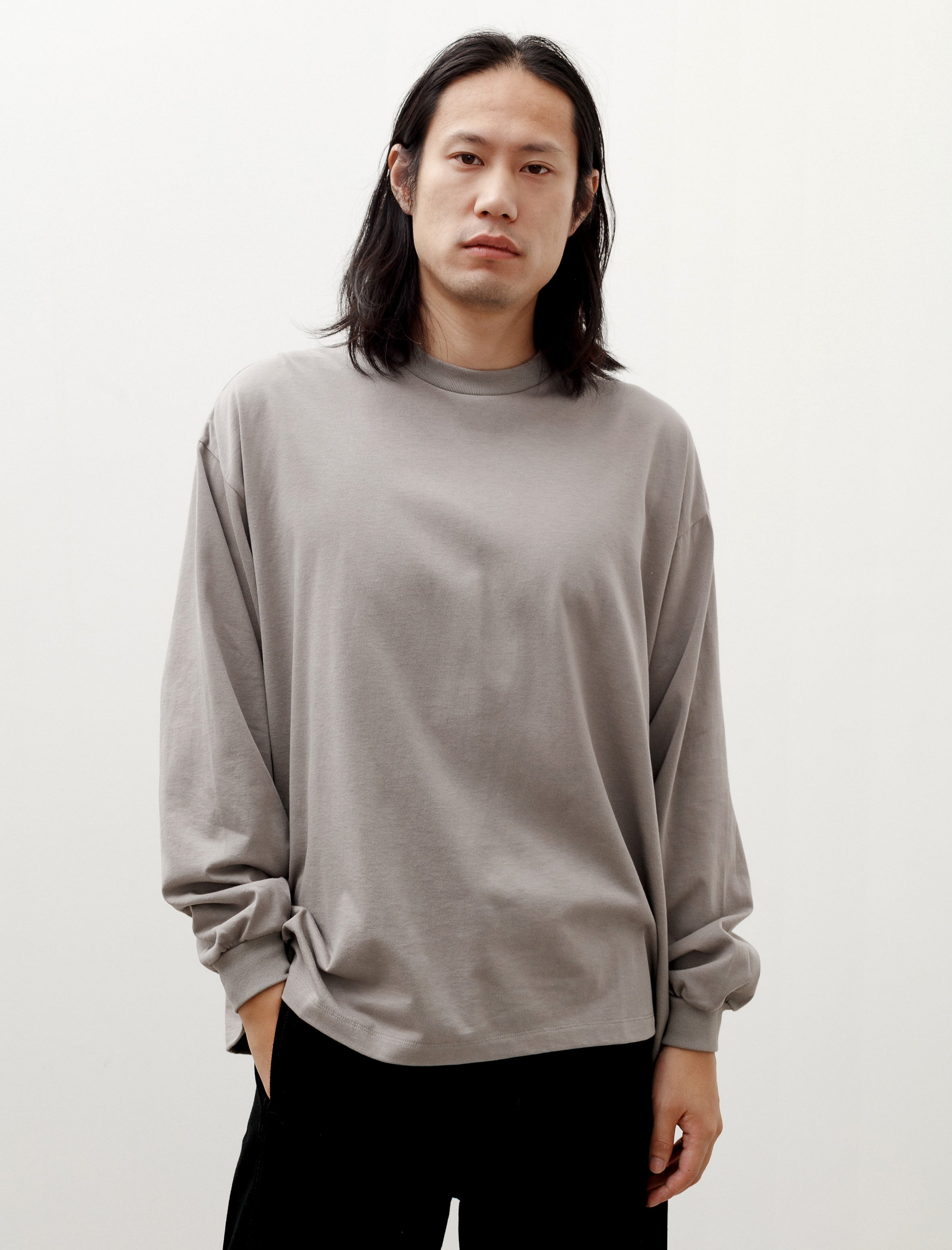 POLYPLOID】PULLOVER SHIRT C GRAY MELANGE | labiela.com