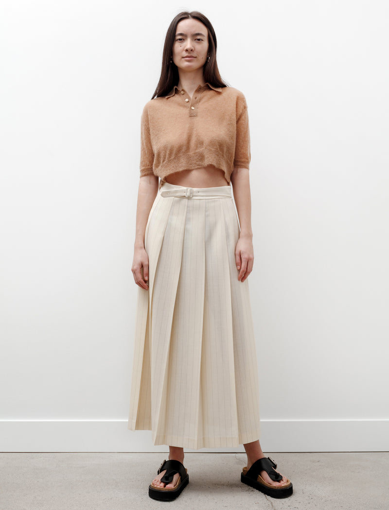 枚数限定 超美品AURALEE☆WOOL CASHMERE LAMINATE SKIRT