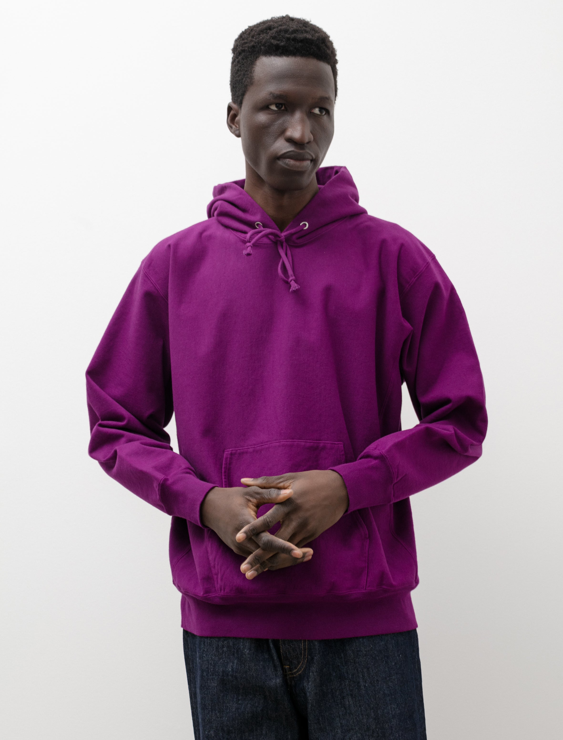 Super Milled Hooded Sweatshirt Purple