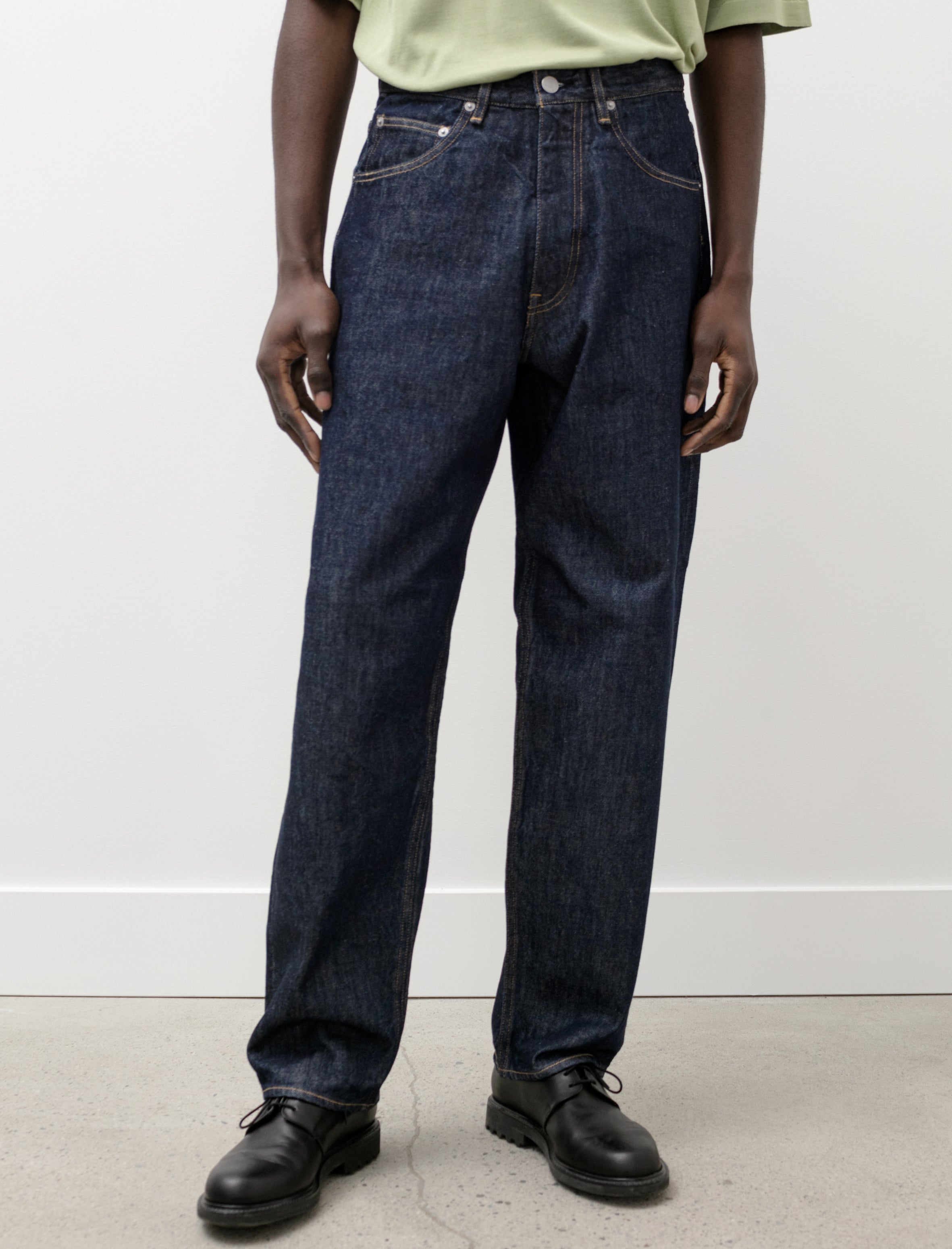 AURALEE 21aw HARD TWIST DENIM WIDE PANTS