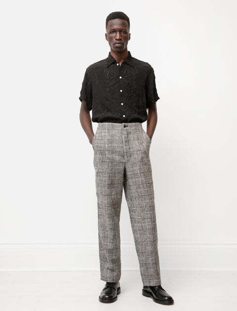 Bode Basket Molloy Trousers Black White – Neighbour