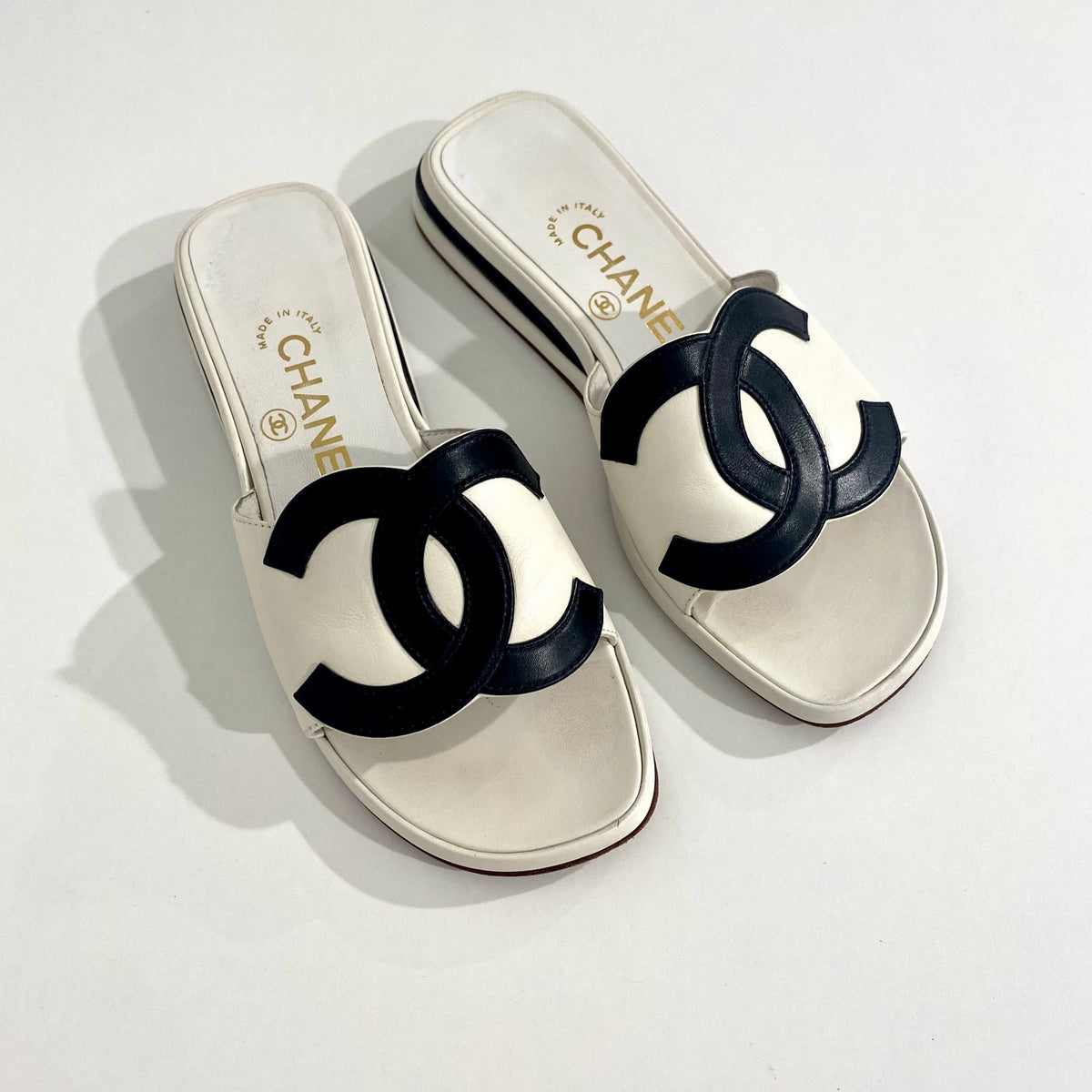 Vintage Chanel Slides 