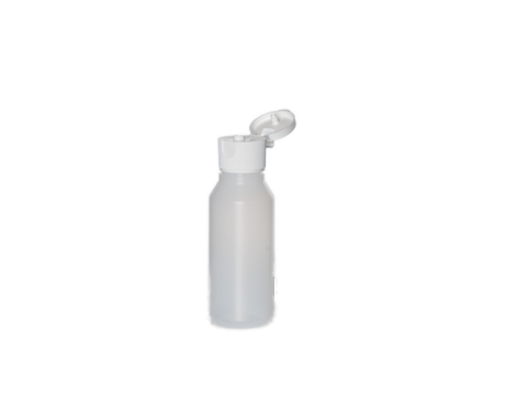 Semi Transparent Plastic Cylindrical Bottle 50ml