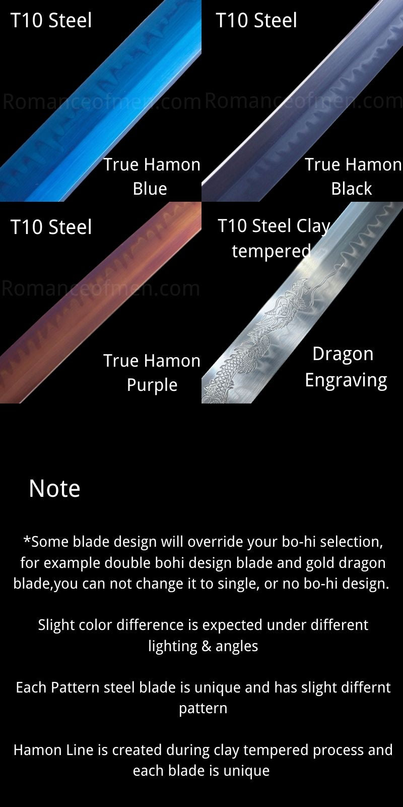 Tanto Steel options3