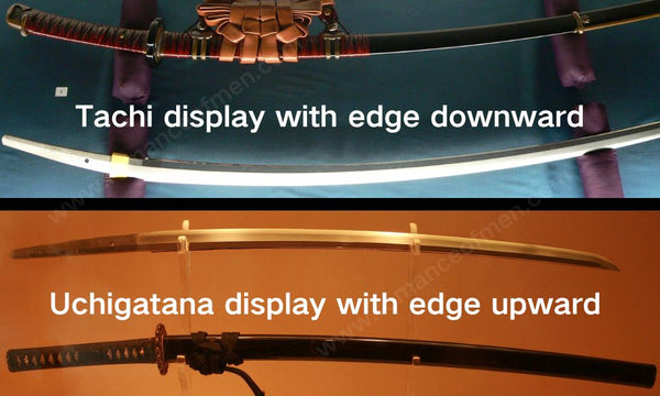 Katana and Tachi difference in display