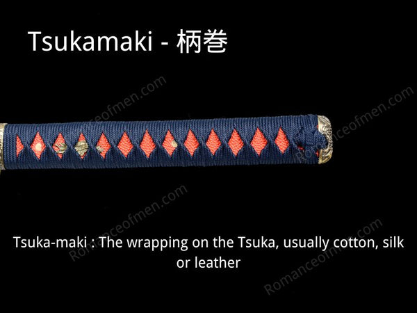 What is Tsukamaki the handle wrapping for katana