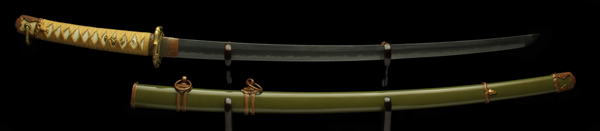 Gunto 軍刀 (Japanese military sword) in traditional japanese sword style