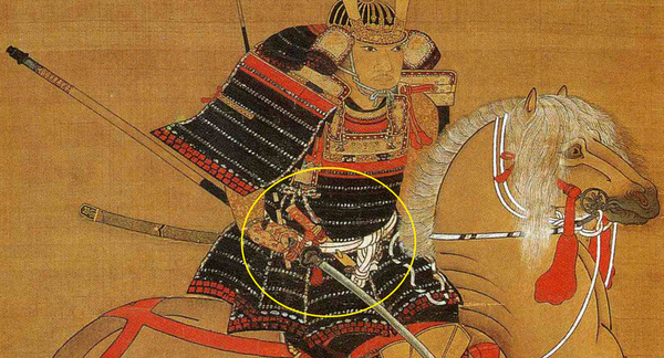 How Yoroidoshi tanto was worn in ancient Japan