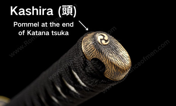 Kashira: the pommel in the katana handle