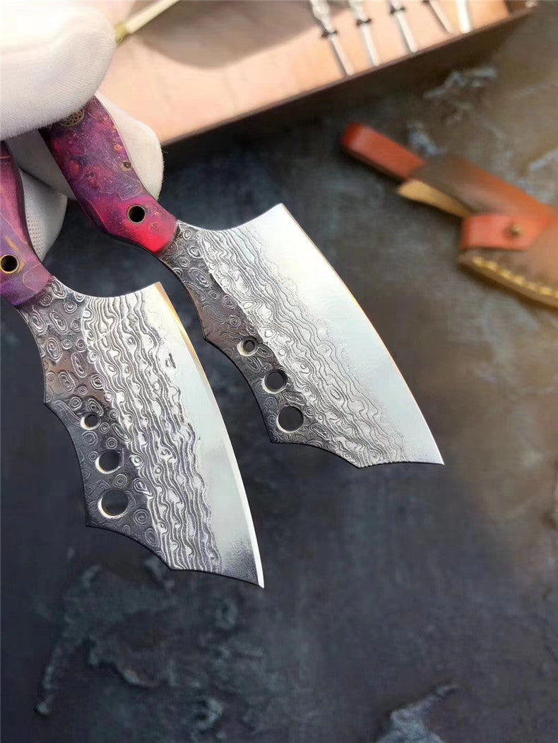 The dragonrita Damascus steel pocket knife