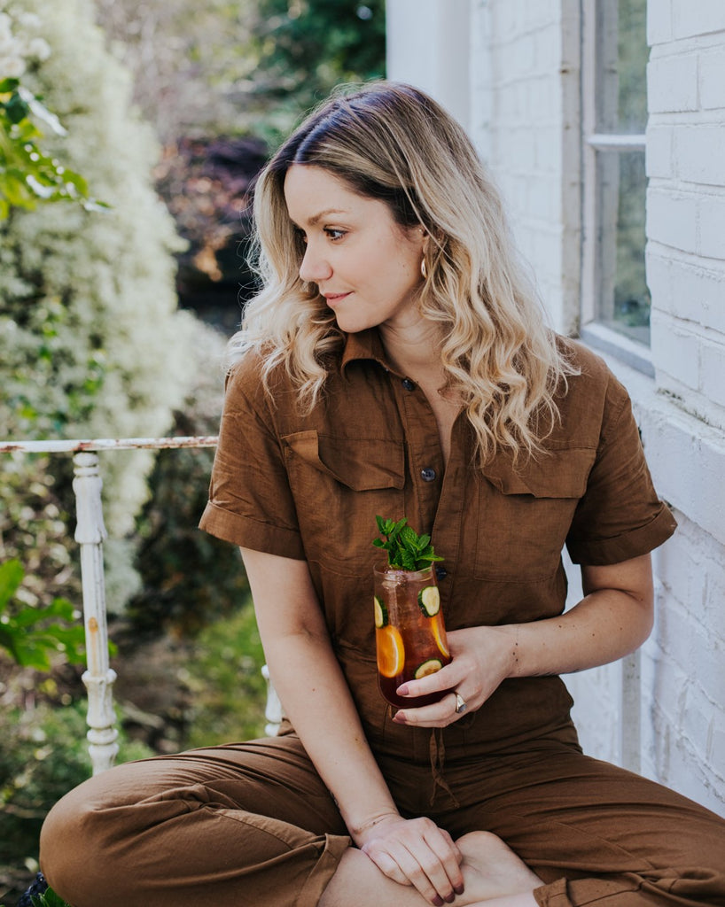 Camille Vidal of La Maison Welllness, a platform dedicated to the conversation of mindful cocktails and conscious consumption