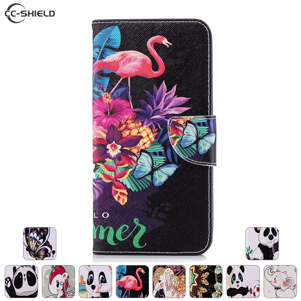 Flip Case For Samsung Galaxy J3 17 J330f Ds Case Flamingo Painted Ph Moonstone Cases