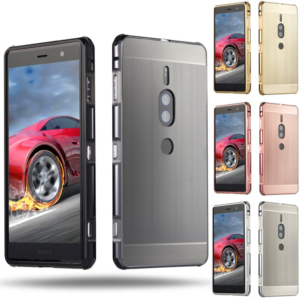 For Sony Xperia Xz2 Premium Dual H8166 Case Metal Aluminum Bumper