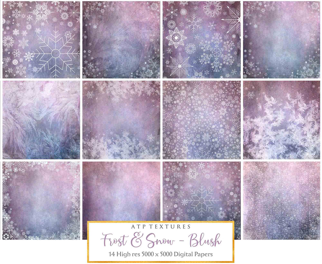 FROST & SNOW Digital Papers - BLUSH