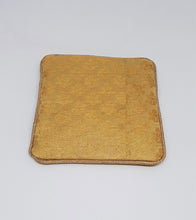 Load image into Gallery viewer, Yellow Brocade Coin Purse