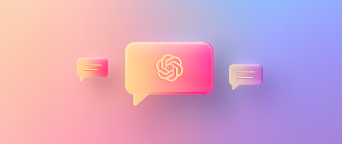 three rectangle speech bubbles, larger center bubble has chatgpt logo: chatgpt alternative